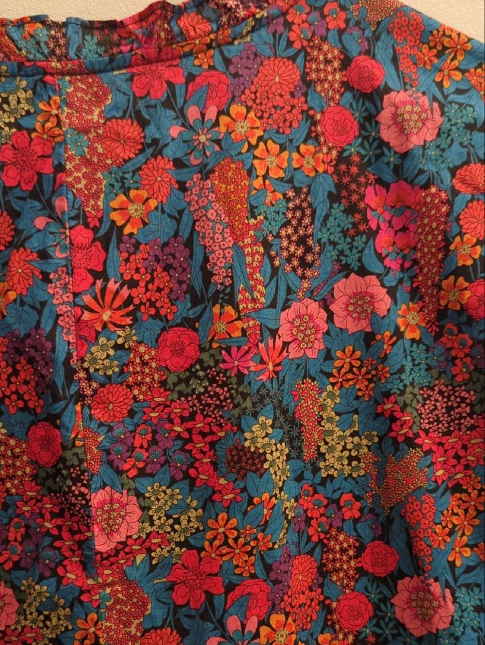 J. Crew × Liberty Multicolor Floral Tiered Dress (Women's XXL) - Picture 8 of 9